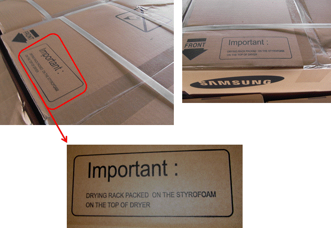 Dryer Rack Missing C